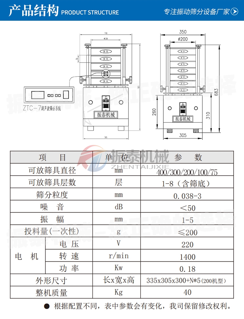 陶瓷色料試驗篩技術參數 陶瓷色料試驗篩技術參數